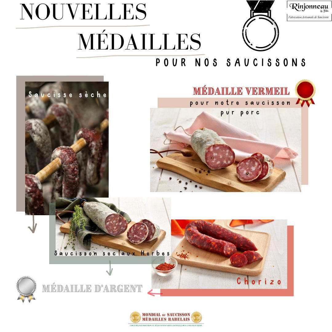 Mondial du saucisson à Orange : nouvelles médailles pour Rinjonneau
