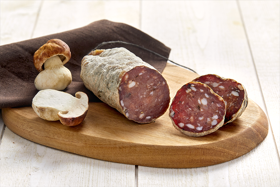 saucisson cèpes