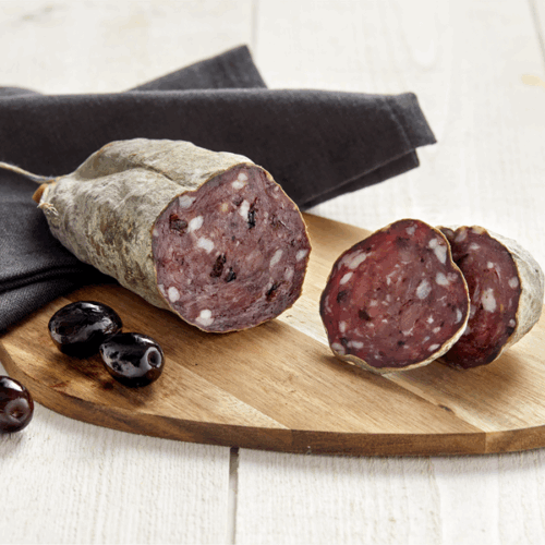 Saucisson sec aux Olives Noires de Nyons AOC