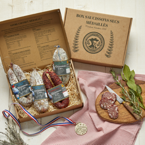 Box saucissons secs médaillés