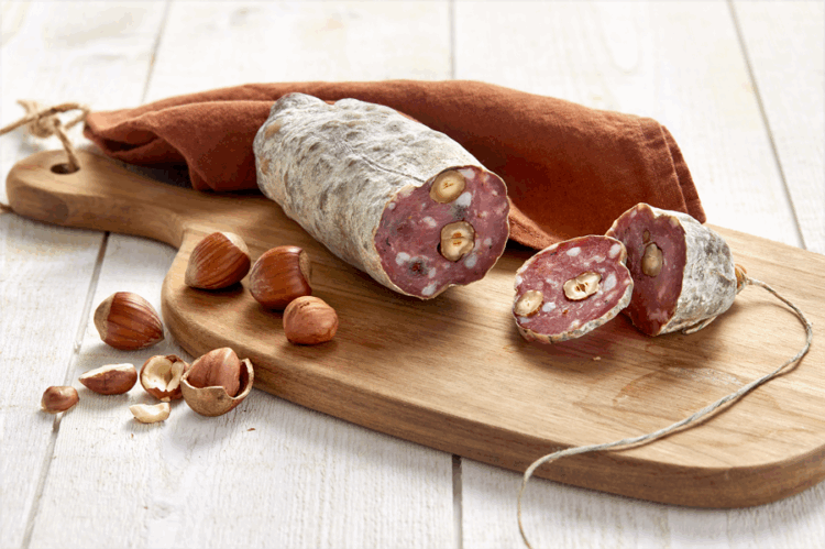 Saucisson sec aux Noisettes