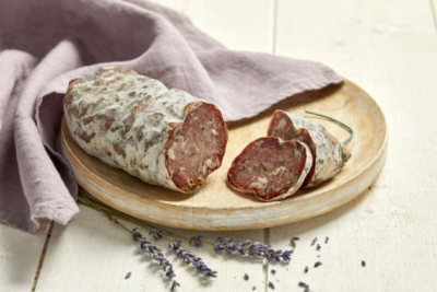 Saucisson sec à la Lavande Saucisson sec à la Lavande
